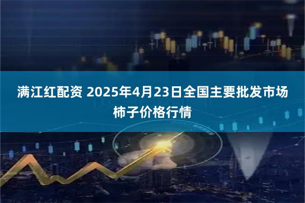 满江红配资 2025年4月23日全国主要批发市场柿子价格行情