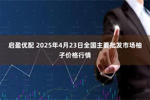 启盈优配 2025年4月23日全国主要批发市场柚子价格行情